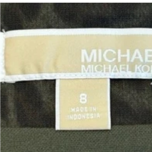 Michael Kors Leopard Print Pencil Skirt Size 8 - Picture 6 of 6